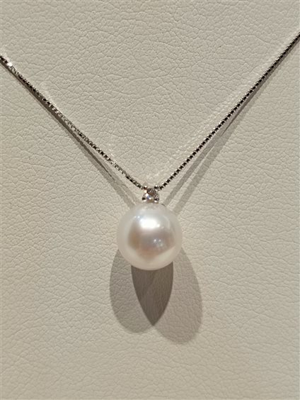 Collana Davite & Delucchi Donna CLASSIC LINE in Oro bianco Perla CLNP11252 - CLNP11252